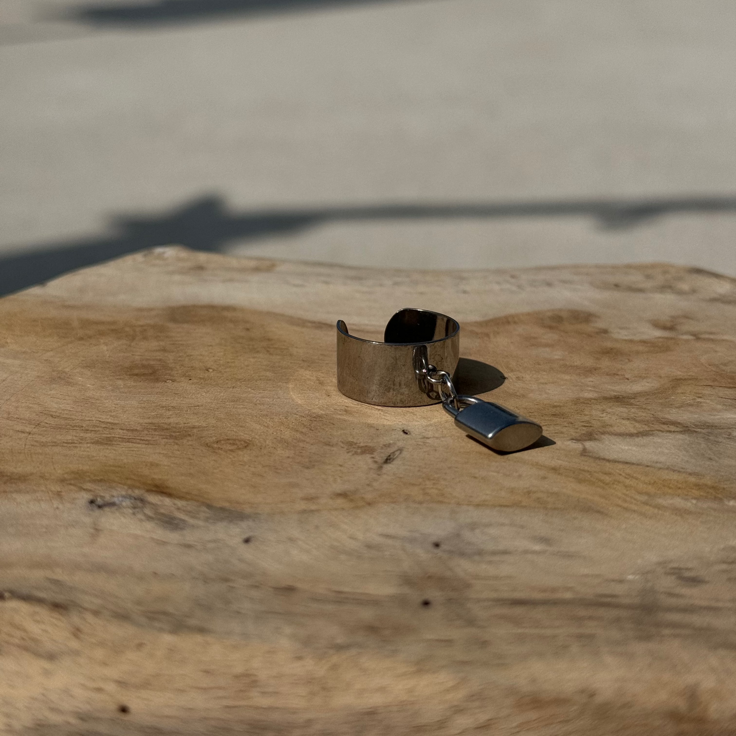 Bague ✨Verrou d'Amour Argentée✨