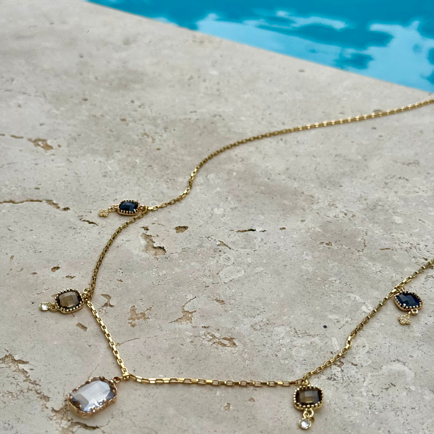 Collier Sautoir ✨Ombres Scintillantes✨