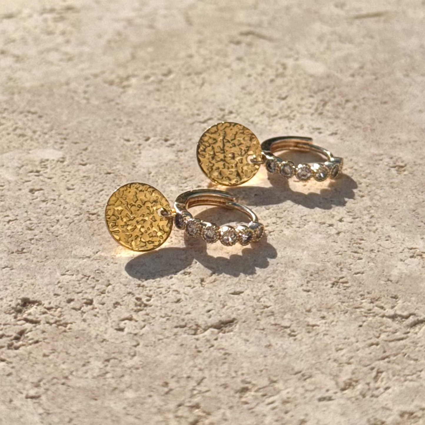 Boucles d'Oreilles ✨Lumière Martelée✨