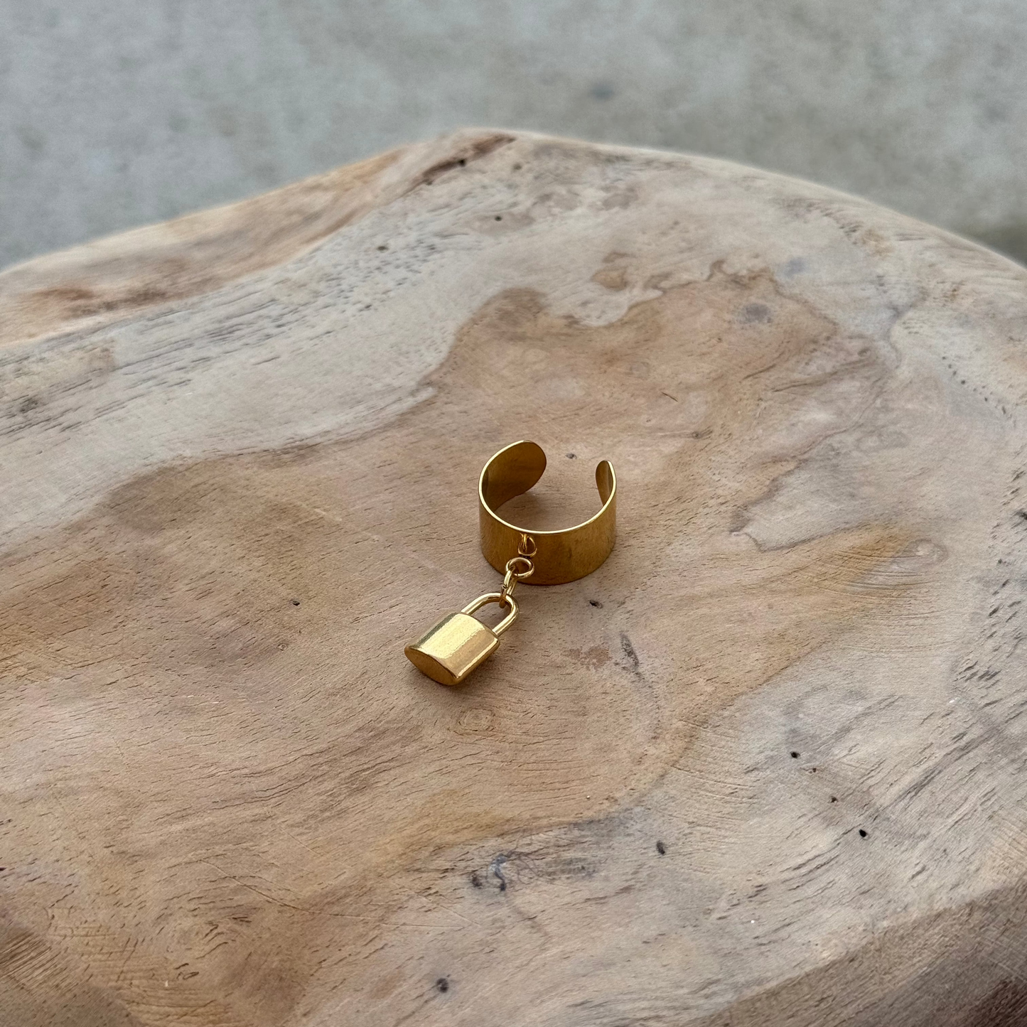Bague ✨Verrou d'Amour Dorée✨