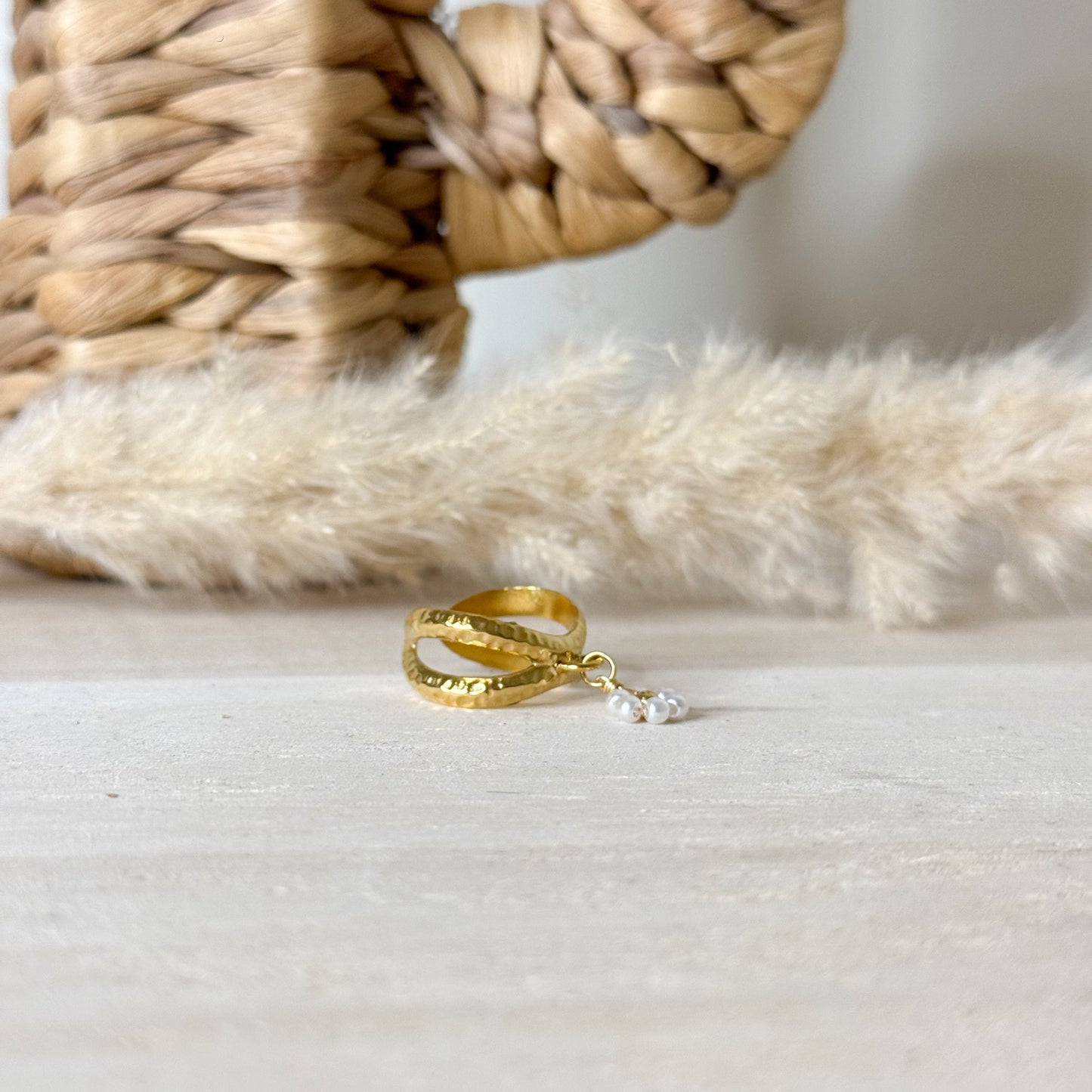 Bague ✨Valse Fleurie Dorée✨