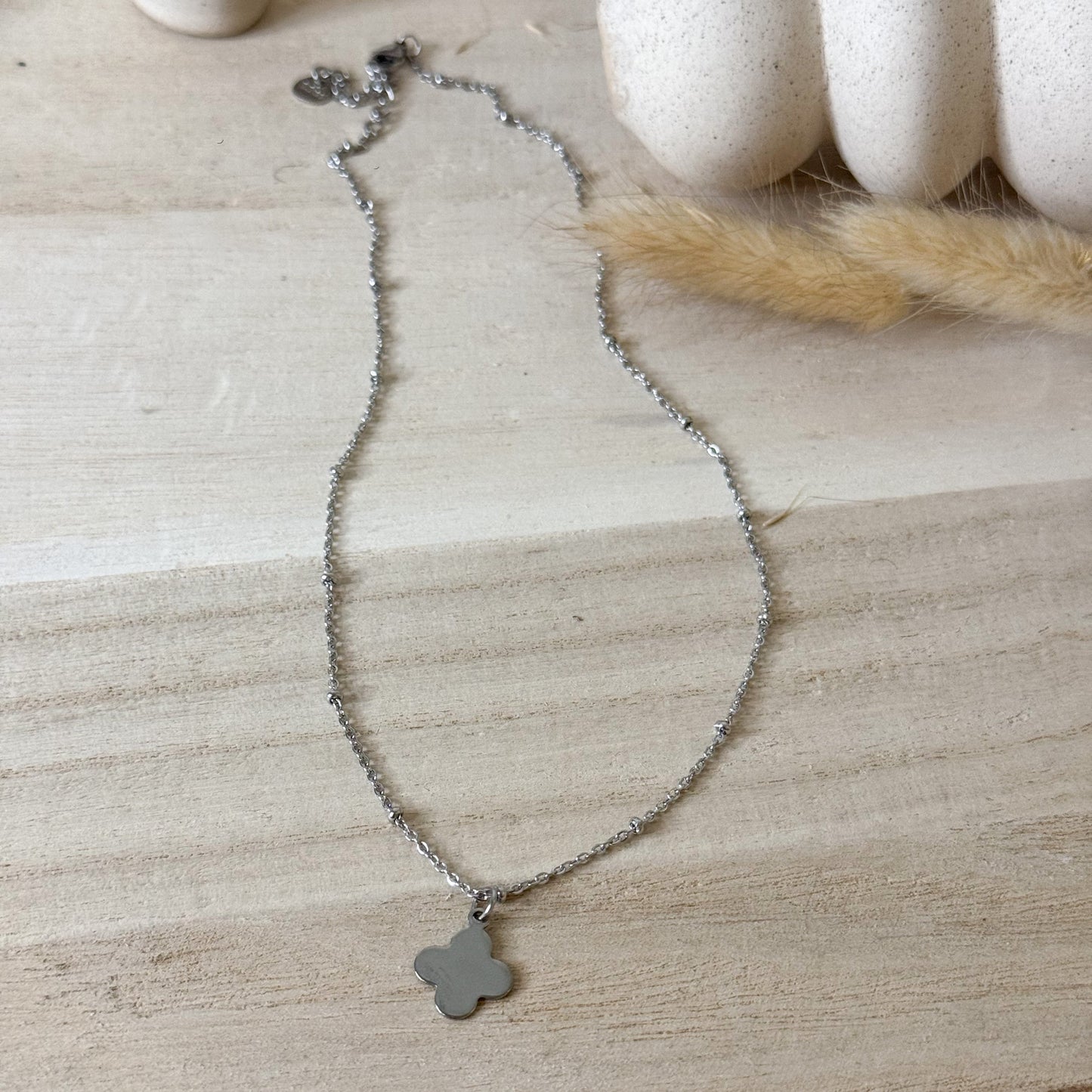 Collier ✨Chance Éternelle Argenté✨