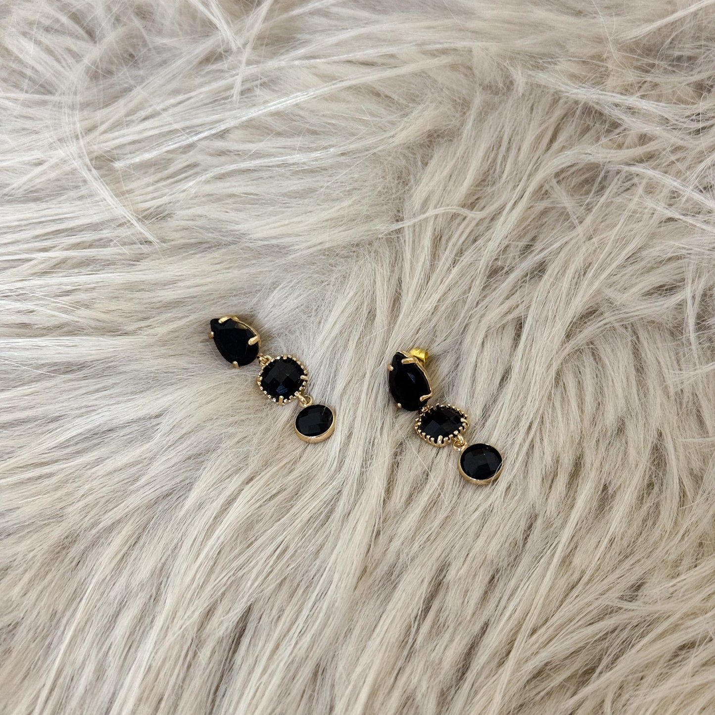 Boucles d'Oreilles ✨Longue Nuit Dorée✨