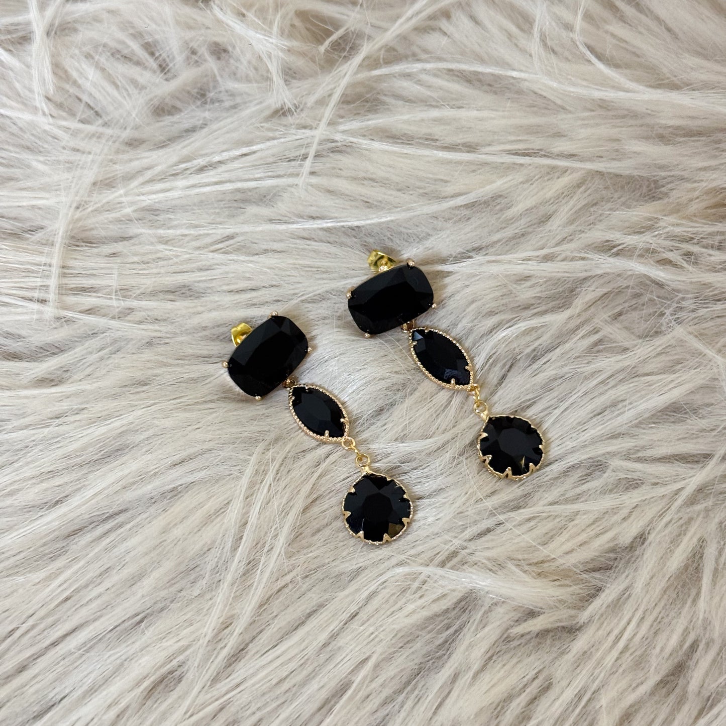 Boucles d'Oreilles ✨Longue Rondeur de Velours Dorée✨