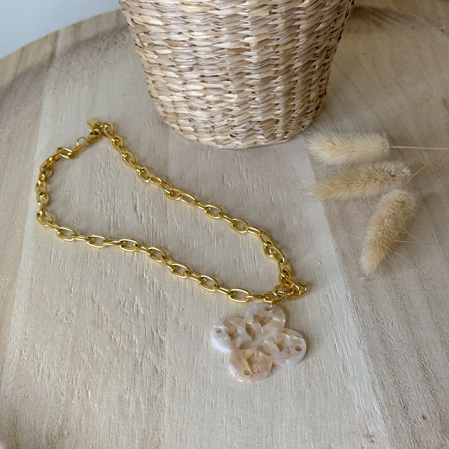 Collier ✨Bold Mosaica Doré✨