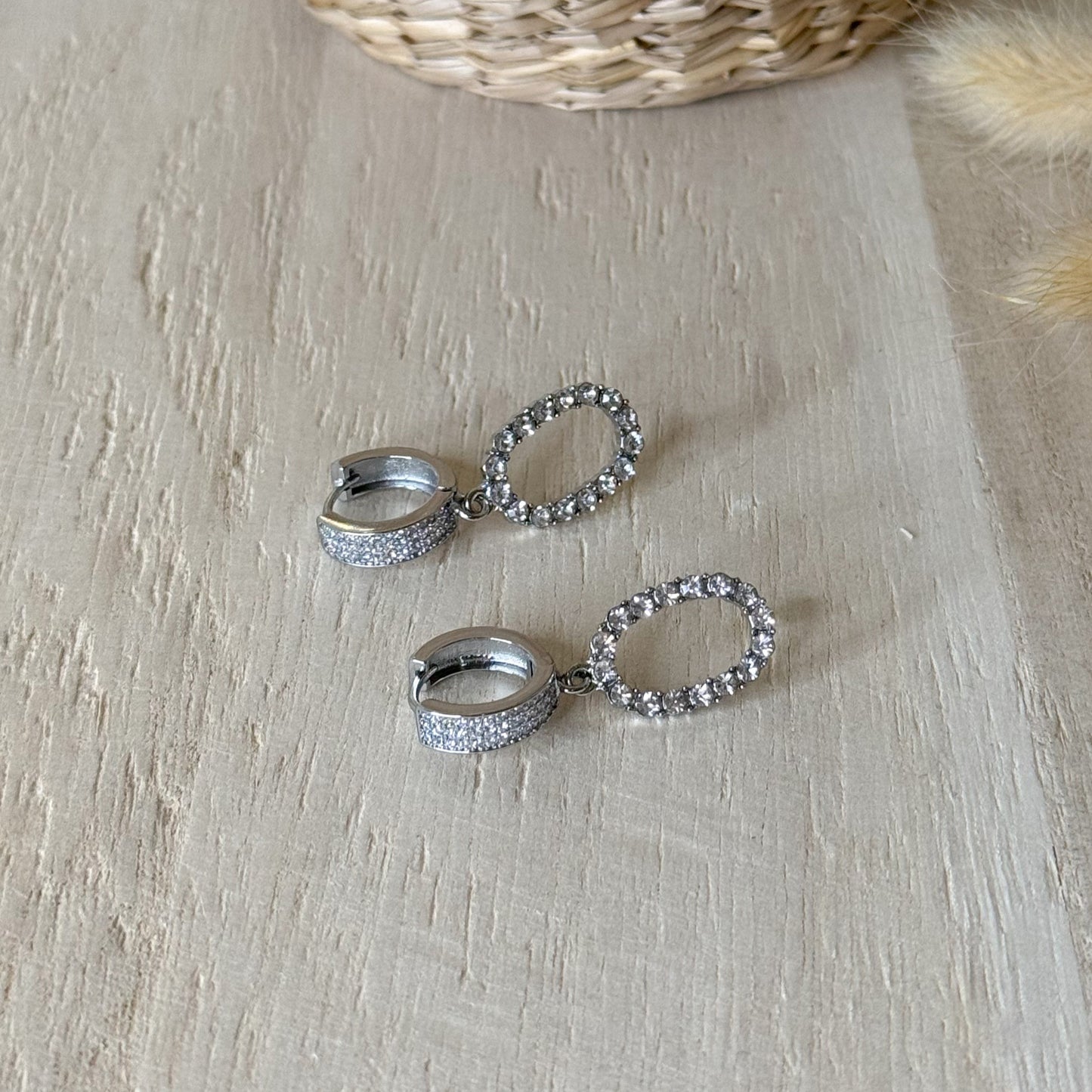 Boucles d'Oreilles ✨Halo Argenté✨