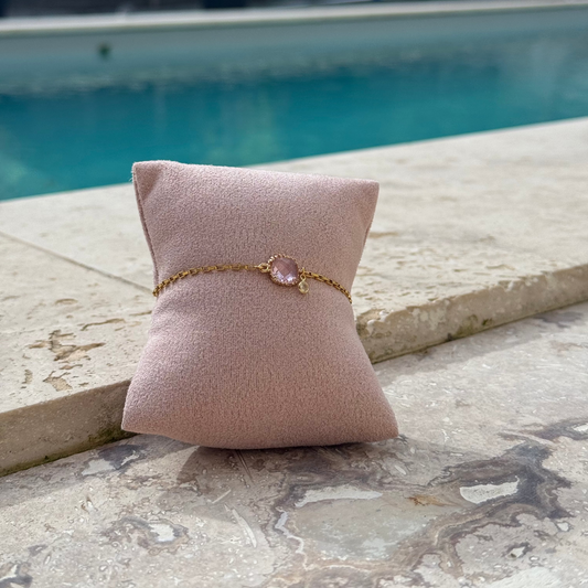 Bracelet ✨ Pétale rosée✨ Doré