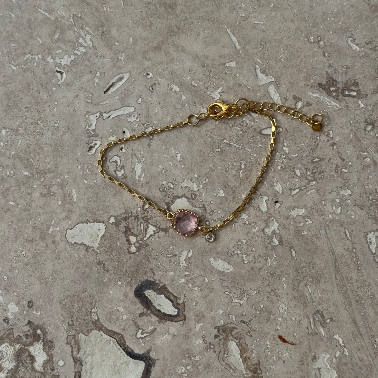 Bracelet ✨ Pétale rosée✨ Doré