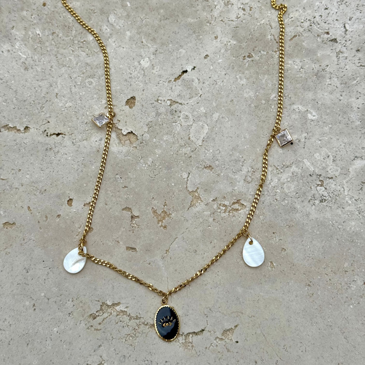 Collier Sautoir ✨Cœur d’Ombre✨