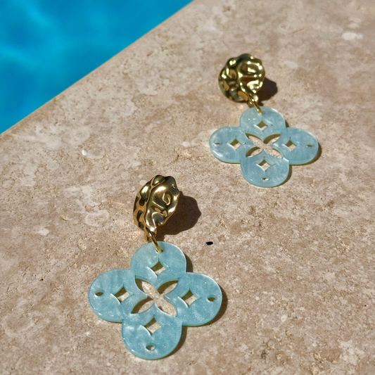 Boucles d'Oreilles ✨Éclats Turquoise✨