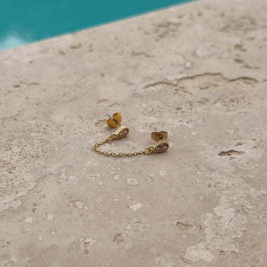 Boucles d'Oreilles ✨Rayon de Rose✨