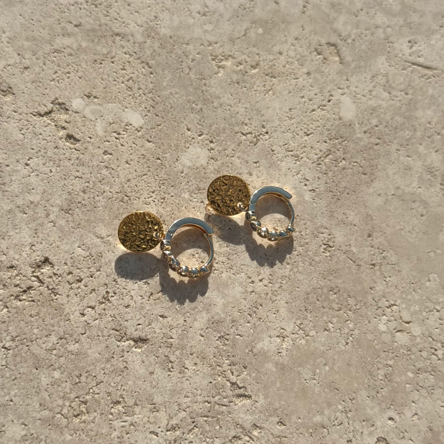 Boucles d'Oreilles ✨Lumière Martelée✨