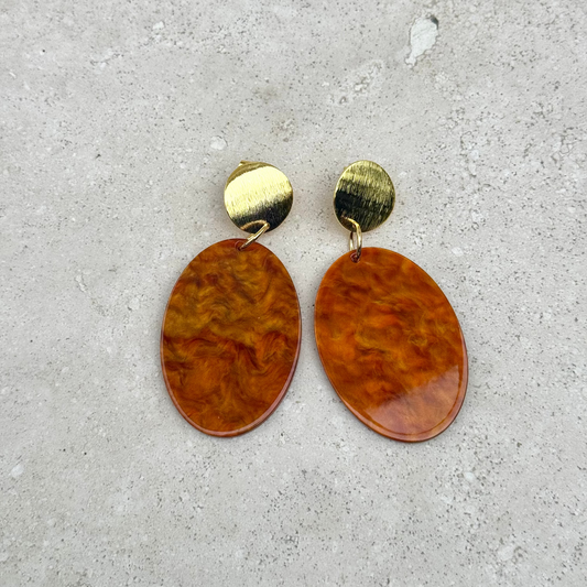 Boucles d'Oreilles ✨Caramel Chic✨