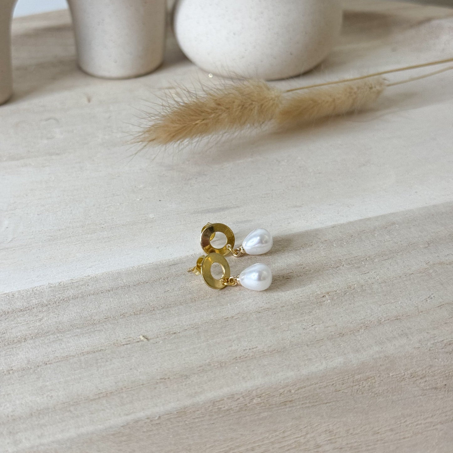 Boucles d'Oreilles ✨Anneau de Pureté Dorée✨